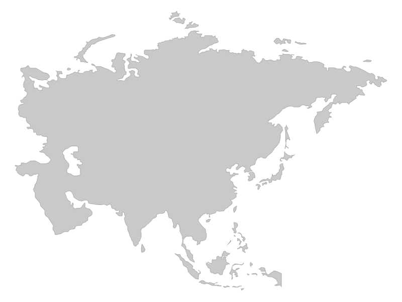 Карта азии вектор